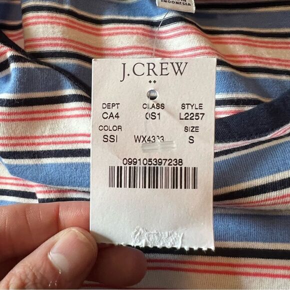 NWT! J. Crew Mercantile striped short sleeve dress - Picture 5 of 10